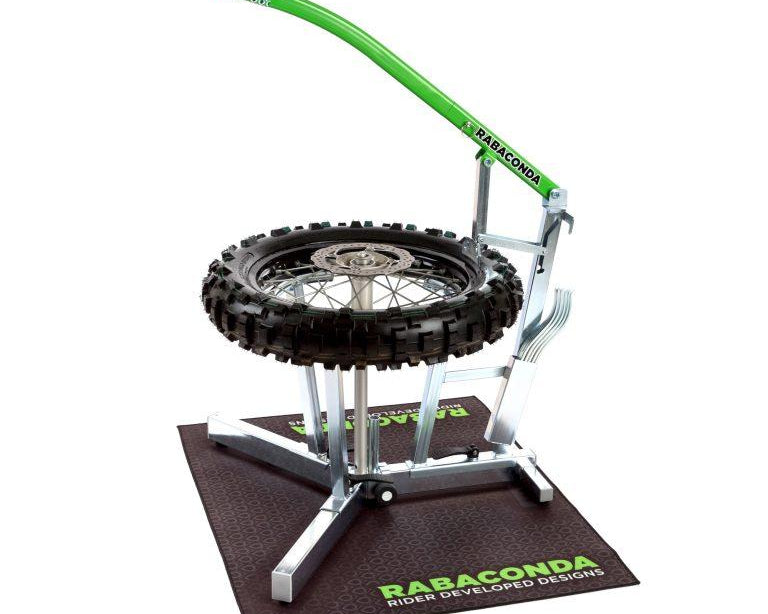 What has improved with the new 4th generation Rabaconda Dirt Bike Tire Stand?