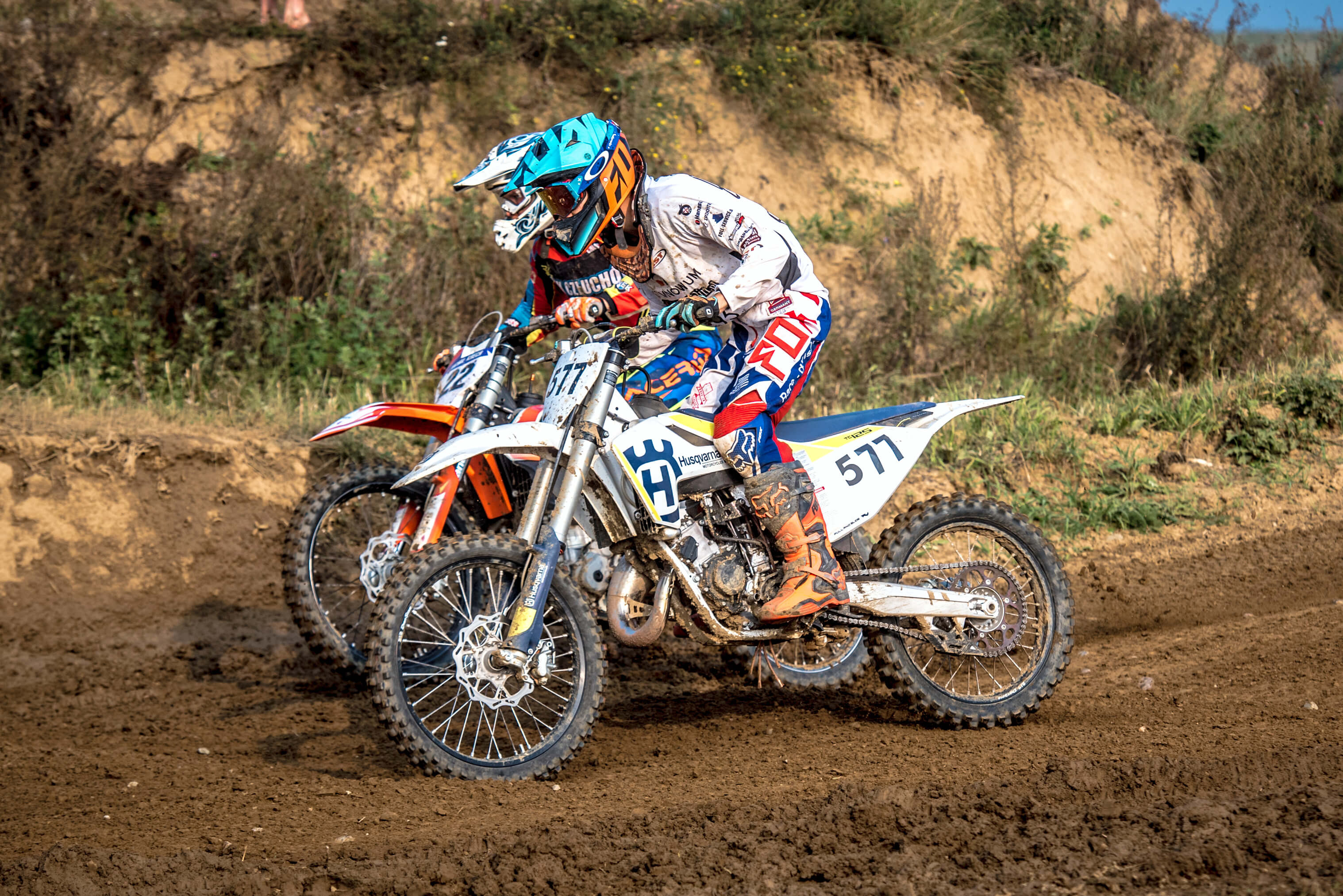 Dirt Bike Tire Change (With Rim Lock)