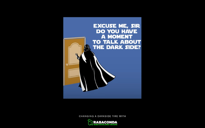 Car tires on motorcycle? Street Bike Tire Changer Review by a Darkside Rider