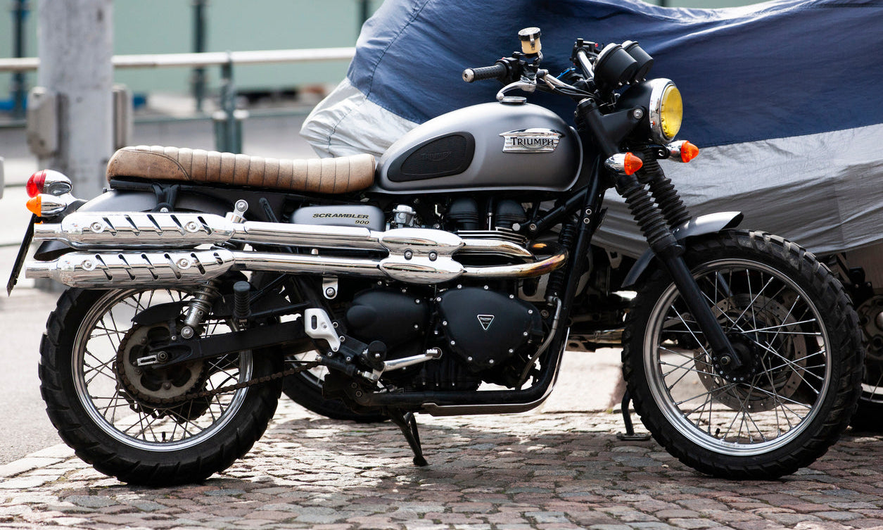 Triumph Scrambler Rear Tire Change
