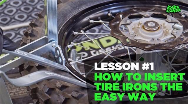 How To Insert Tire Irons the Easy Way