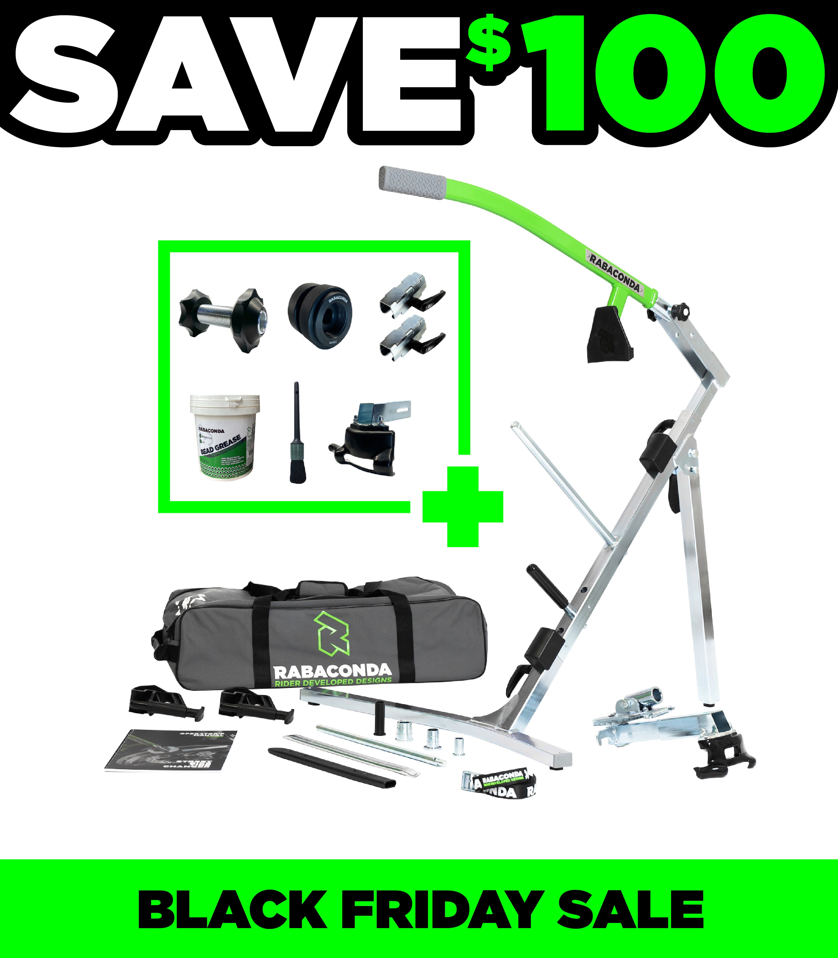 ULTIMATE Kit - Street Bike Tire Changer