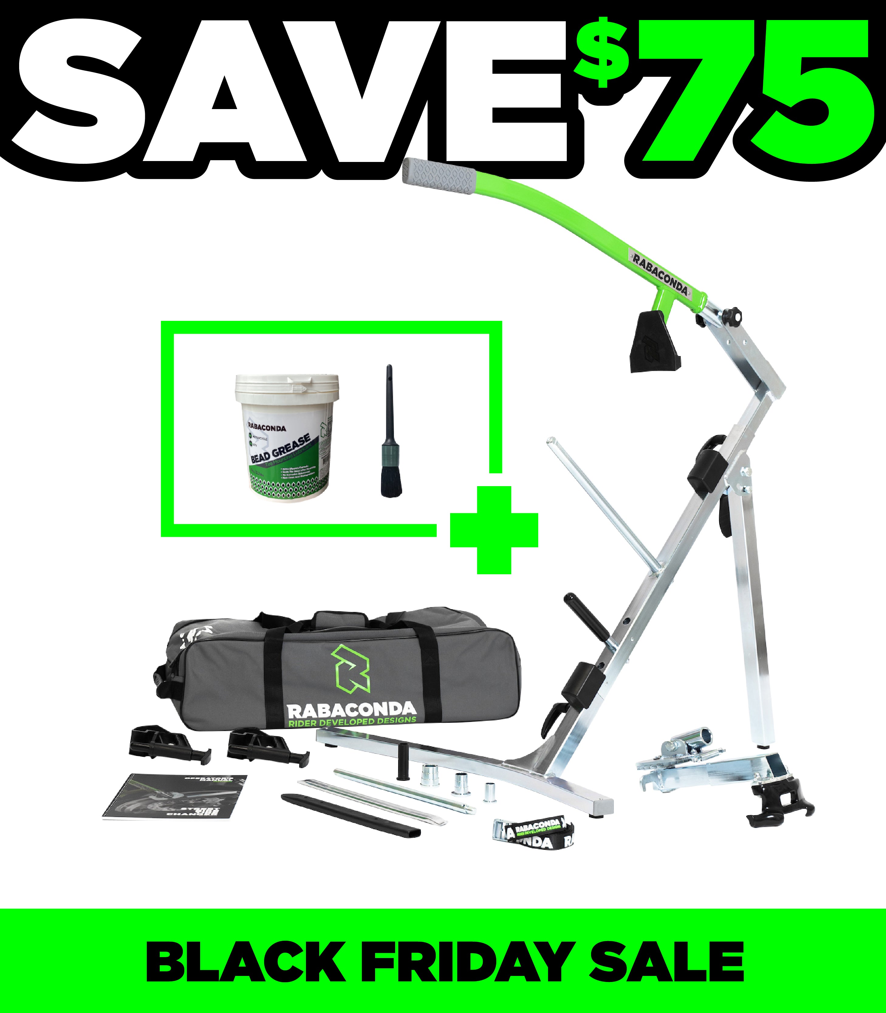 STARTER Kit - Street Bike Tire Changer