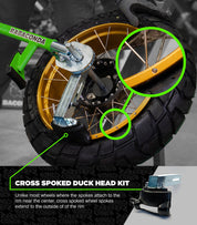 Replacement Duck Head for Cross-Spoked Wheels for Rabaconda Street