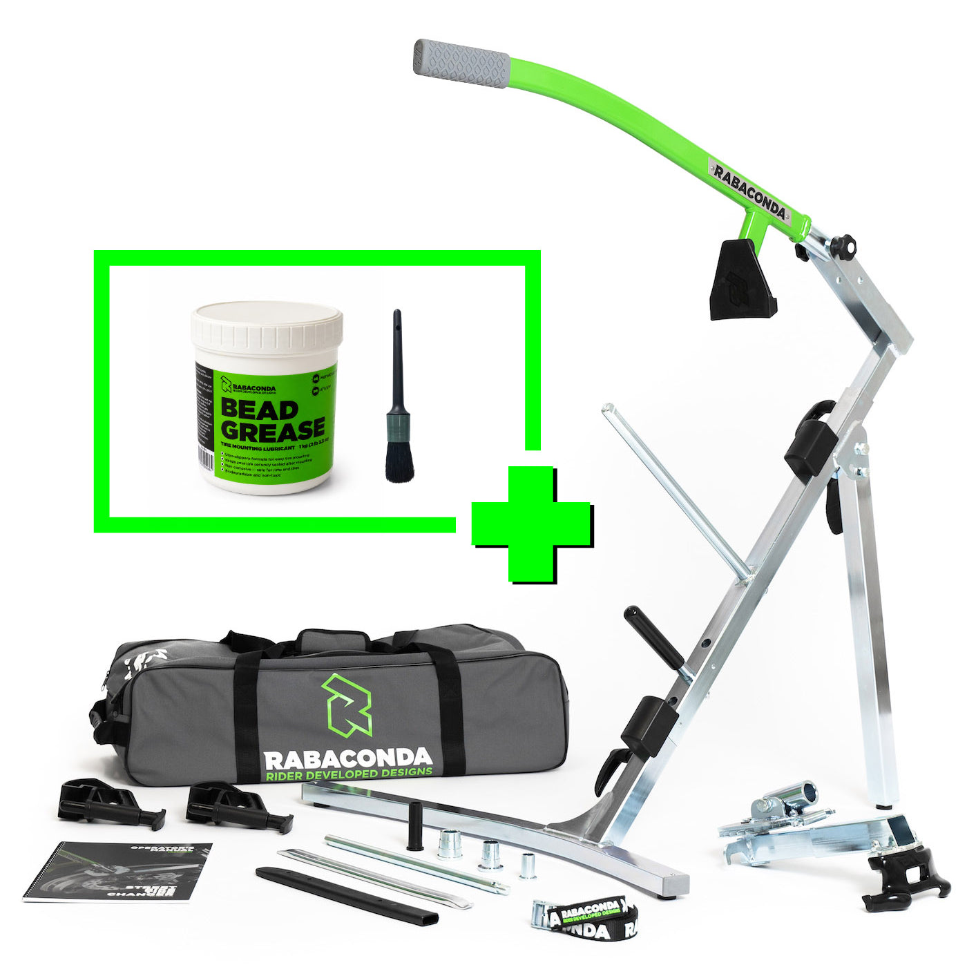 Rabaconda Starter Street Bike Tire Changer Kit product photo
