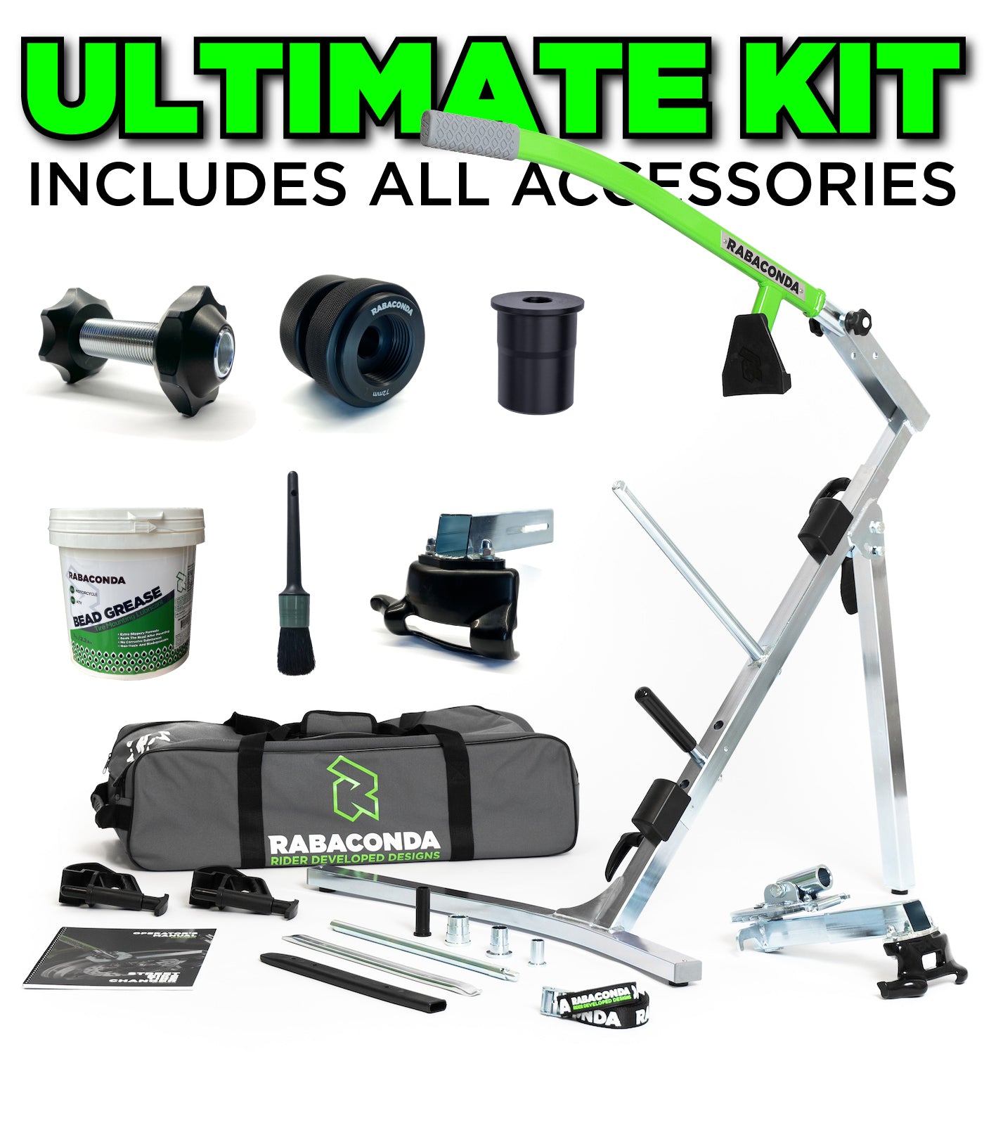 ULTIMATE Kit - Street Bike Tire Changer – Rabaconda USA