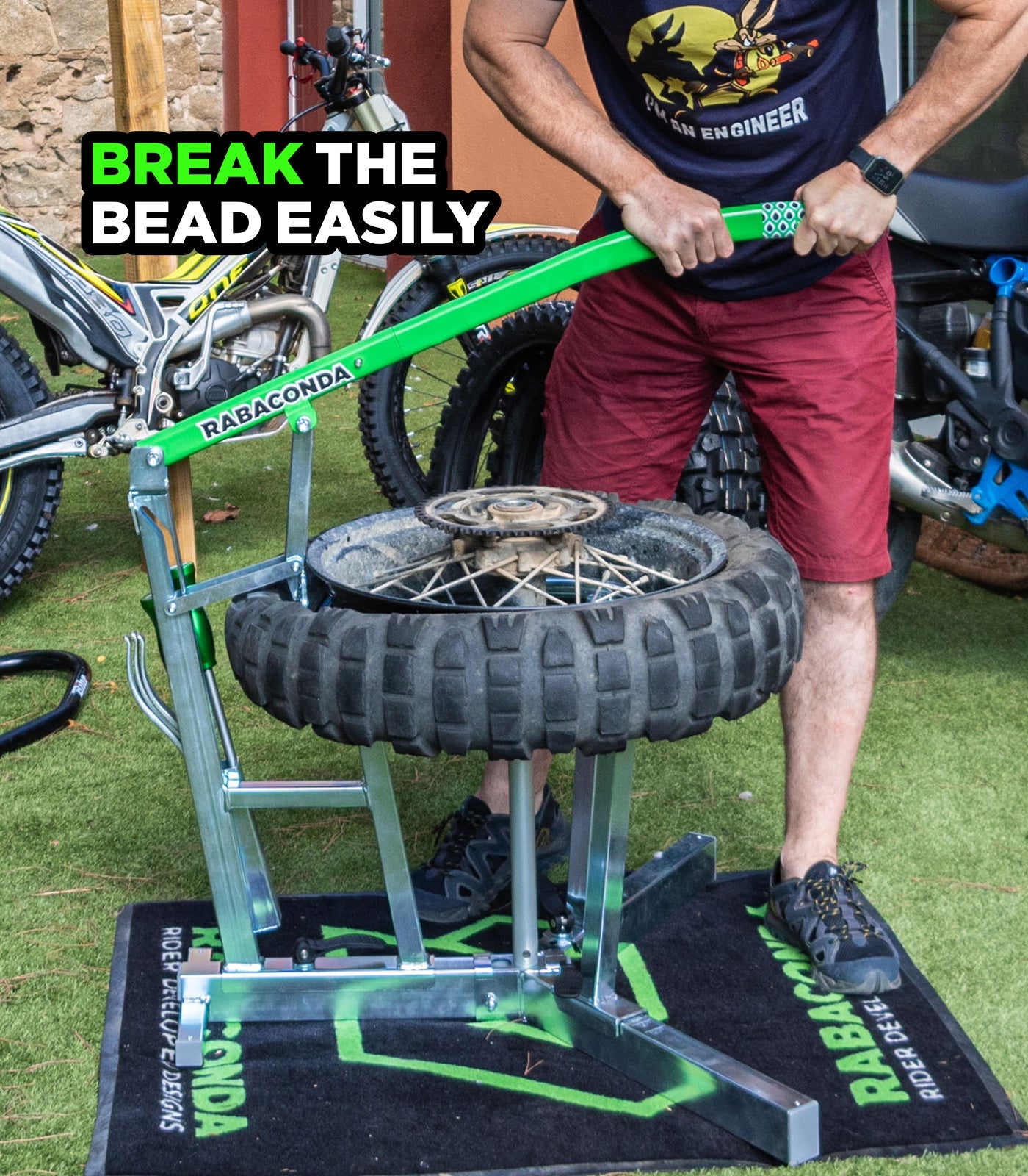Revolutionary Kit for ADV and Dual-Sport Tire Changes - Rabaconda USA