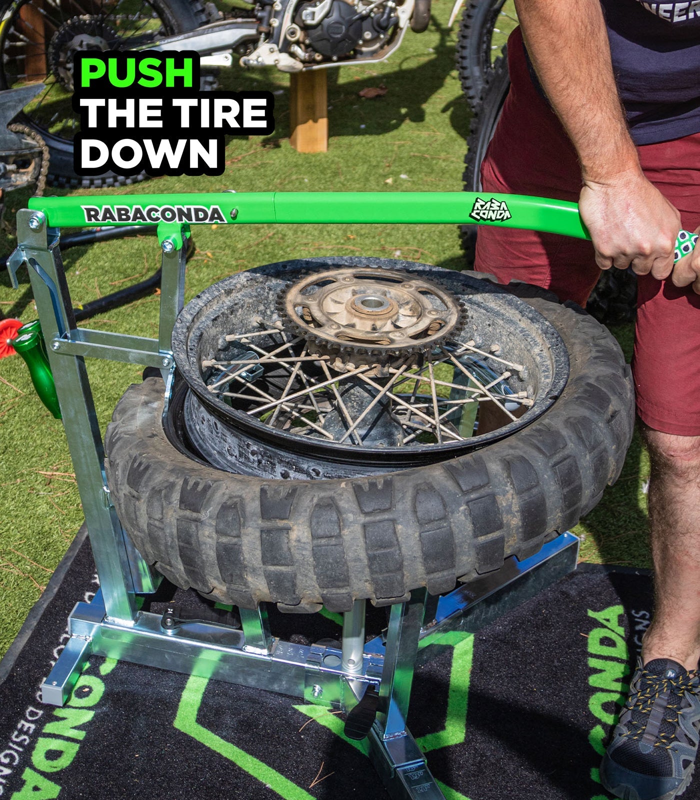 Revolutionary Kit for ADV and Dual-Sport Tire Changes - Rabaconda USA